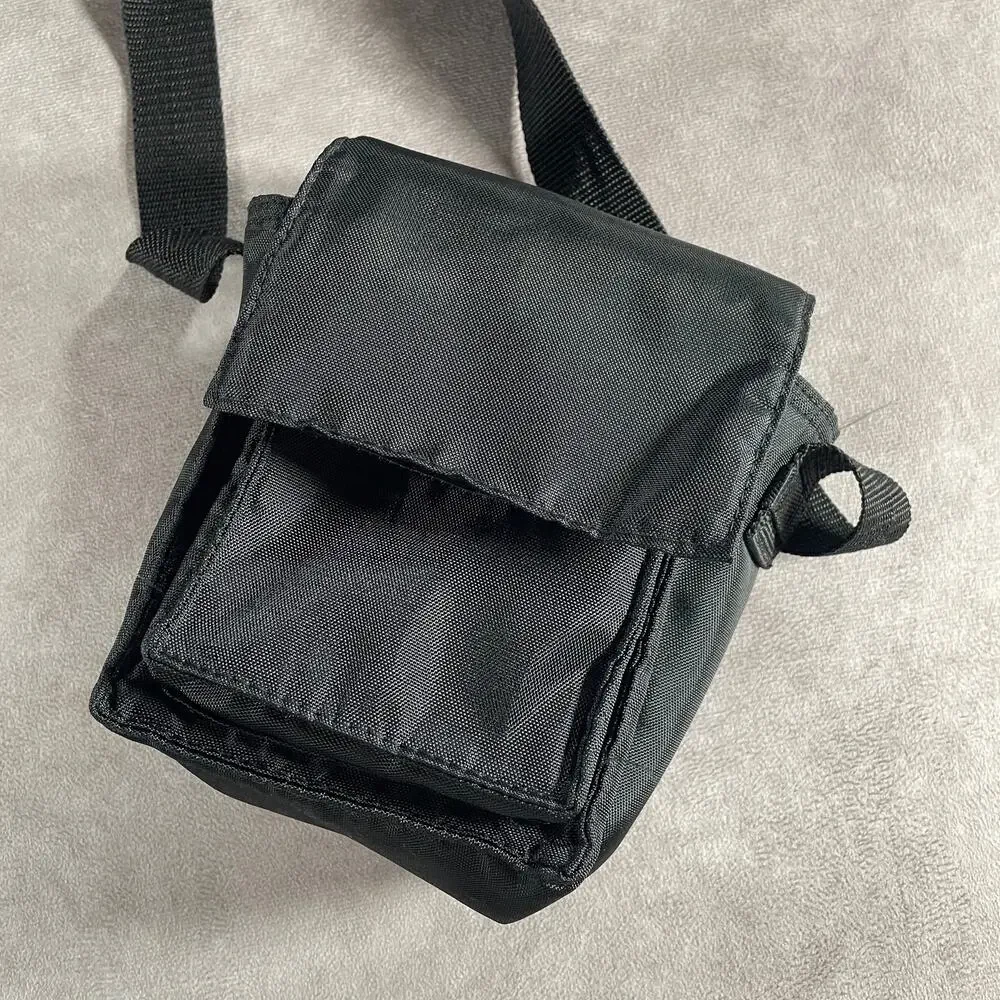 90’s 80’s Polaroid Black Soft Lightweight Film And Camera Case Shoulder Strap